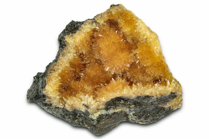 Intense Orange Calcite Crystal Cluster - Poland #332026